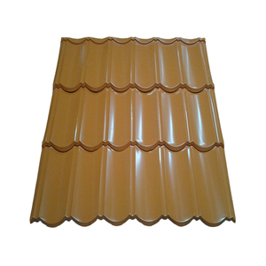 Galvanized corrugated steel plate.