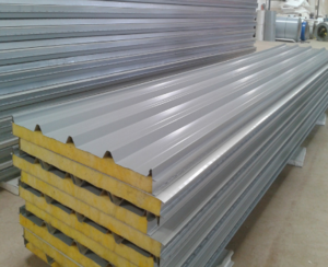 Galvanized corrugated steel plate